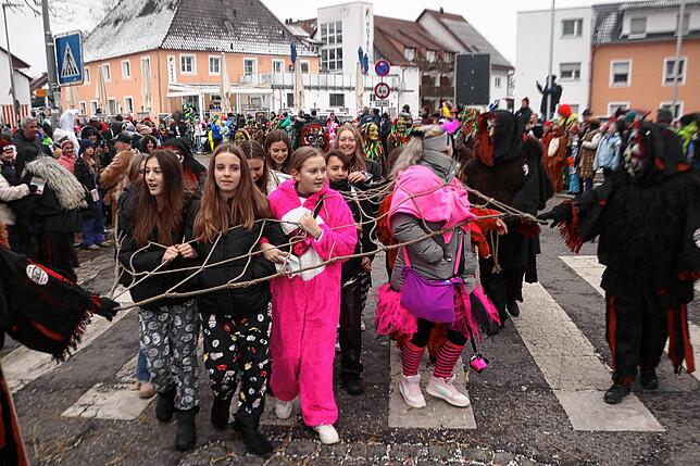 Bild 22: Mühlhofen im närrischen Ausnahmezustand