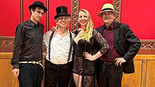 Tenor David Brooke, Drehorgelspieler Stefan Fleck, Sopranistin Agnes Lipka sowie Pianist William Cuthbertson führen im Kursaal die ...