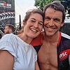 Glücklich über das Erreichte: Fabian Greiß mit seiner Freundin Rebecca Hermle.