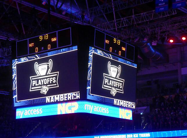 Bild 1: Unsere Bildergalerie vom ersten Playoff-Spiel der Wild Wings in Nürnberg
