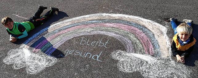 Janis Kessler (8 Jahre) und Lejan Kessler (4 Jahre) aus Pfullendorf.