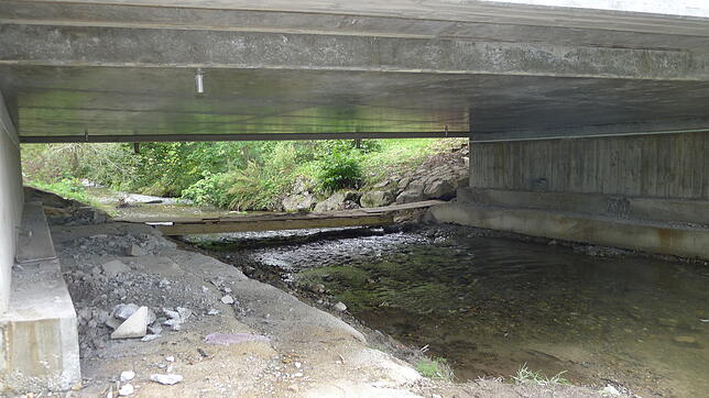 Die Betonarbeiten an der neuen Brücke in Untersiggingen sind abgeschlossen.
