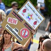 Corona-Proteste am 25. September in Uster (Kanton Zürich).