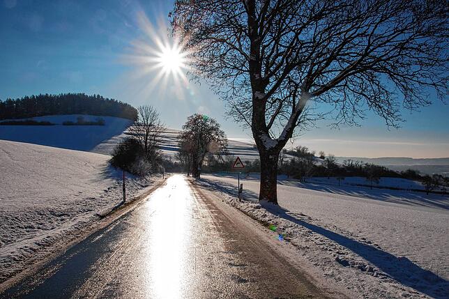 Bild 9: So schön war der erste Schnee im Hegau!