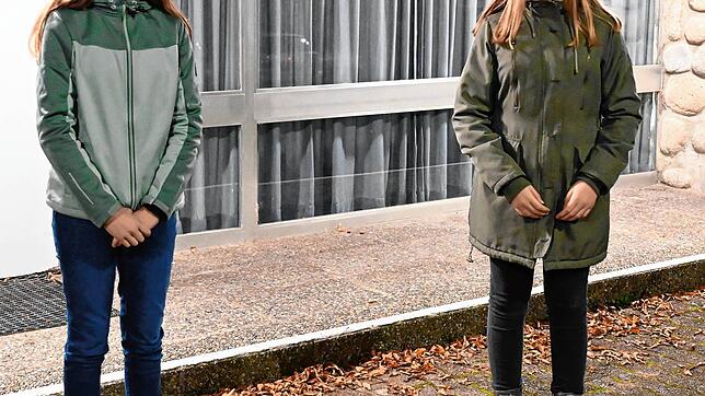 Sorgen wegen des Umwegs angesichts der gesperrten Schlüchtbrücke machen sich auch die beiden 13-jährigen Gurtweiler Schülerinnen Lena ...