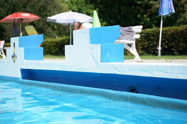Bild 3: Vorher-Nachher-Fotos: So hat sich das Freibad Waldshut während der Sanierung verändert