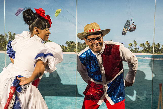 Das Partnerland Dominikanische Republik zeigt auf der Messe folkloristische Tänze wie Merengue und Bachata.