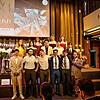 Die Abgänger auf der Bühne: Maja Neumann, Sinah Schär, Emese Both, Mila Thoms, Simone Buff, Jonas Huber, Luis Hölzle, Mika Braun, Nelio ...