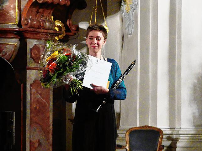 Lucia Kaiser,eine der Preisträgerinnen der Volksbank Hochrhein Stiftung.