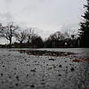 Dunkler Asphalt, wie hier im Uferpark, heizt sich im Sommer so stark auf, dass er noch bis spätabends Wärme abstrahlt. Experten fordern ...