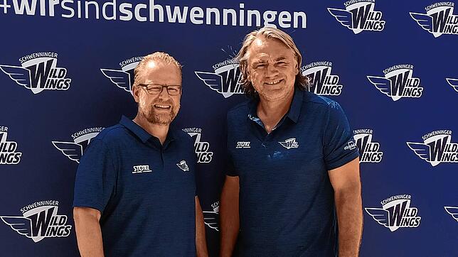 Spekulationen, dass Wild Wings-Scout Lorenz Funk (rechts) den aktuellen Sportdirektor Christof Kreutzer (links) beerben soll, ...