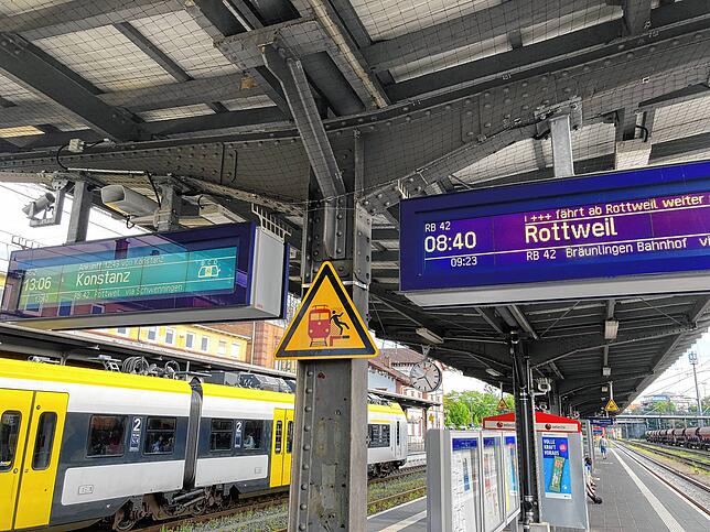 In Richtung Rottweil kommt es im Juli zu Zugausfällen. rund sind Bauarbeiten auf der Strecke nach Stuttgart.