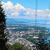 Bregenz vom seinem Hausberg Pfänder aus gesehen: Das österreichische Bundesland Vorarlberg muss diesen Winter wohl mit deutlich weniger ...