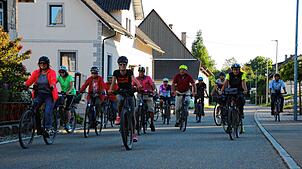 Der Bürgerverein Ruhestetten war die aktivste Gruppe beim ersten Stadtradeln der Gemeinde Wald und fuhr 8509 Kilometer. Bild: Sandra Häusler