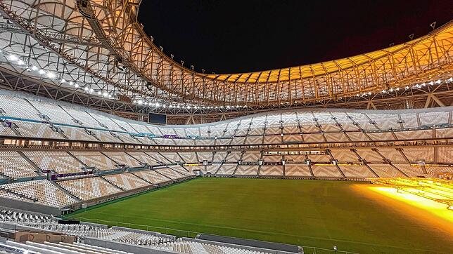 Glitzernde Arena: Im Lusail-Stadion finden sechs Gruppenspiele statt, dazu ein Achtel-, ein Viertel-, ein Halbfinale und das Endspiel ...