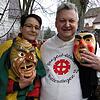 Sie freuen sich gemeinsam auf die närrischen Tage in Wolterdingen: Immerfroh-Weiherhexe Manuela Fehrenbach und Bregtal-Glonki-Müller ...