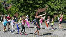 Wir wolllen den Kindern den Spaß und die Freude an der Bewegung zur Musik vermitteln, sagte Silke Biseli-Jäger, Organisatorin des Tanzalarm.