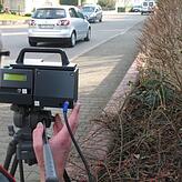 Tempokontrolle in Bad Säckingen: 47 solcher Messungen fanden im vergangenen Jahr statt. Bild: Andreas Gerber