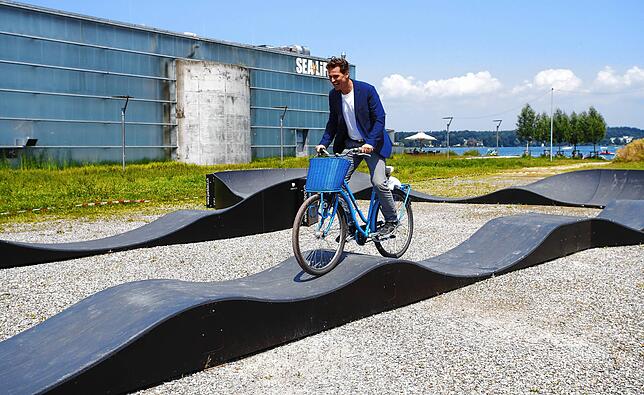 In Konstanz gibt es bereits einen mobilen Pumptrack für die Jugend. In Singen könnte es auch bald soweit sein.