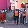 Keine Chance für Schaulustige: Auch bei dem tödlichen Unfall vor vier Jahren am Spitalplatz in Bad Säckingen, wurden umgehend ...
