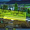 Das Grabungsareal in Bad Zurzach. Die gelbe Fläche zeigt den bekannten Verlauf des Spitzgrabensystems.