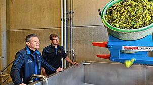 Am 18. September 2024 geht es los: Meersburger Winzer bringen ihre erste Ernte in die neue Kelterhalle des Meersburger Winzervereins. ...