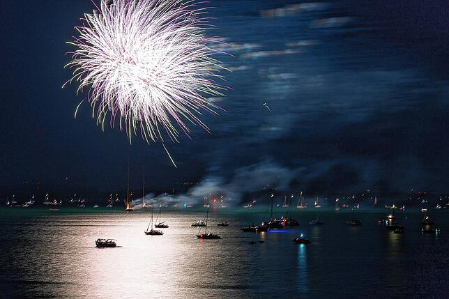 Bild 8: Bilder vom Seehasenfest-Feuerwerk 2022