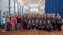 Die Musikerinnen und Musiker des Musikvereins Gurtweil wurden bei ihrem Besuch in der englischen Partnerstadt Lewes von Bürgermeisterin ...