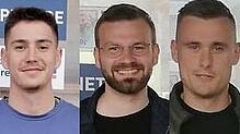 Neu im Grütt: Leonardo Komljenovic (links) und der Lauchringer Andreas Lismann (Mitte) vom SV Weil kehren zum FV Lörrach-Brombach ...