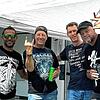 Im Luxus-Camper nach Wacken: Die vier Villinger Robert Logusan, Ingo Höfner, Holger Flaig und Daniel Neumaier (von links) haben viel ...