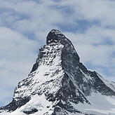 Das Matterhorn in der Schweiz.
