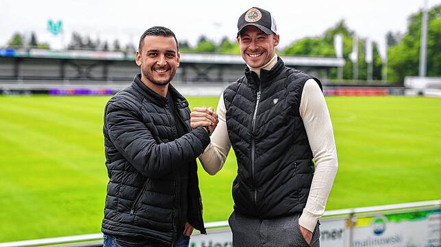 Die neue Doppelspitze beim FC 08 Villingen: Marcel Yahyaijan (links) und Frederick Bruno.