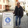 Mehr Sicherheit für Fußgänger: Angelo De Rosa will im Fall seiner Wahl zum Bürgermeister von Bad Säckingen Fahrradfahrer in der Altstadt ...