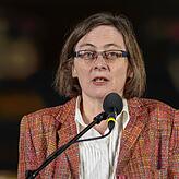 Daniela Strigl bei der Verleihung des Leipziger Buchpreises 2022.