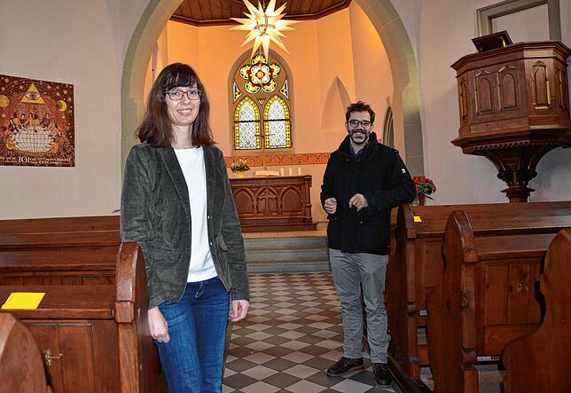 Pfarrerin Kristina Wagner und Pfarrer Tibor Nagy laden auch an diesem Weihnachtsfest zu Gottesdiensten ein.