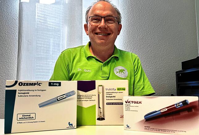 Johannes Guhl verordnet vielen seiner Patienten, die an Diabetes leiden, Ozempic. „Aus medizinischer Sicht ist die Wirkung ...