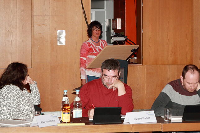 Bild 4: Bilder der Sitzung des Gemeinderats Unterkirnach in der Schlossberghalle zum Thema Hallenbad <br />