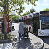 Die Radolfzeller Stadtbusse (hier am Busbahnhof) verzeichnen seit der Einführung des Ein-Euro-Tickets eine verstärkte Nachfrage. ...