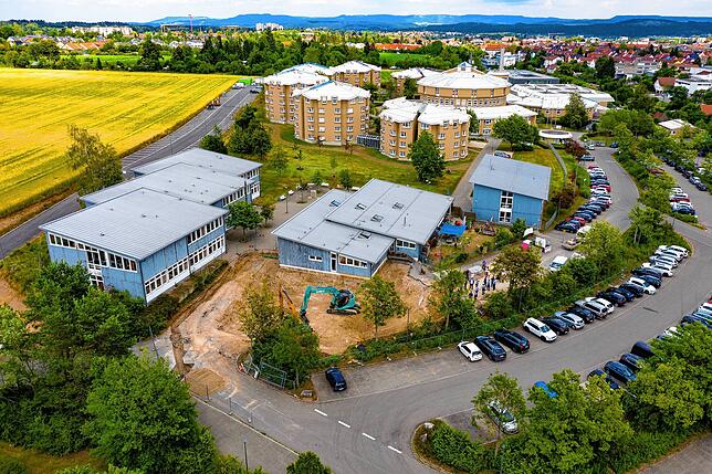 Blick auf die Hochschule für Polizei Baden-Württemberg in Schwenningen im Juli 2020. Die Hochschule unterstützt das geplante ...