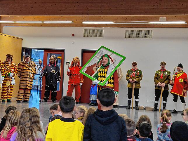 Eine unter Kindern sehr beliebte Narrenfigur: Der Kappedeschle.