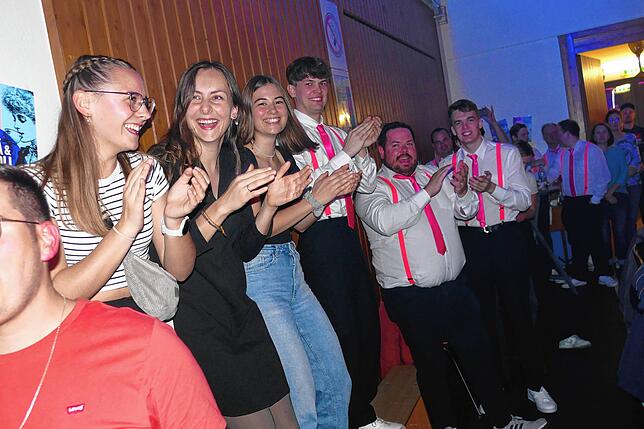 Bild 2: Buäbä & Maidli begeistern während dem 24. Showkonzert der Feuerwehrkapelle Pfohren das Publikum