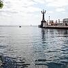 Bei 4,78 Meter stand der Pegel am 17. Juni 2019 im Konstanzer Hafen.