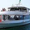 Die „Seegold“ legt in Überlingen an.