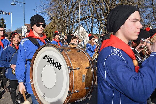 Bild 32: Bilder vom Narrentreffen der Urviecher-Zunft Bad Dürrheim: Großer Festumzug (1)