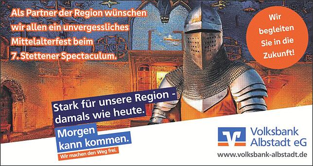 Bild 12: Stettener Spectaculum: Am Wochenende kehrt das Mittelalter nach Stetten zurück