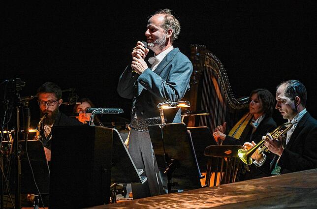 Andreas Schett mit der Musicbanda Franui.