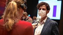 Luigi Pantinsano, hier nach der Ergebnisverkündung der Neuwahl im Konstanzer Bodenseeforum.