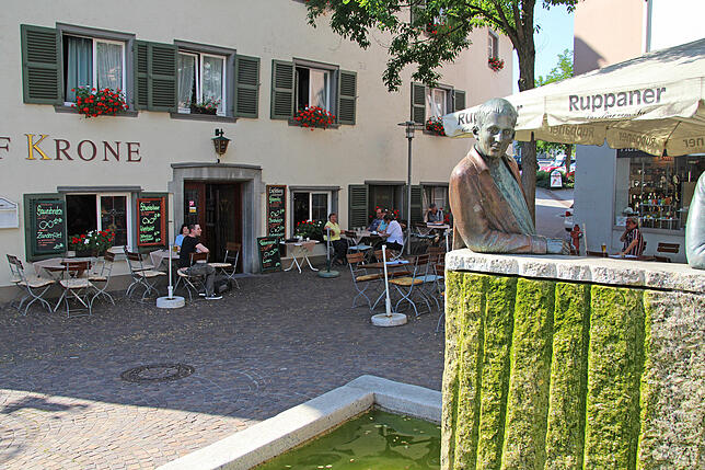 Der Gasthof Krone im Herzen von Markdorf.