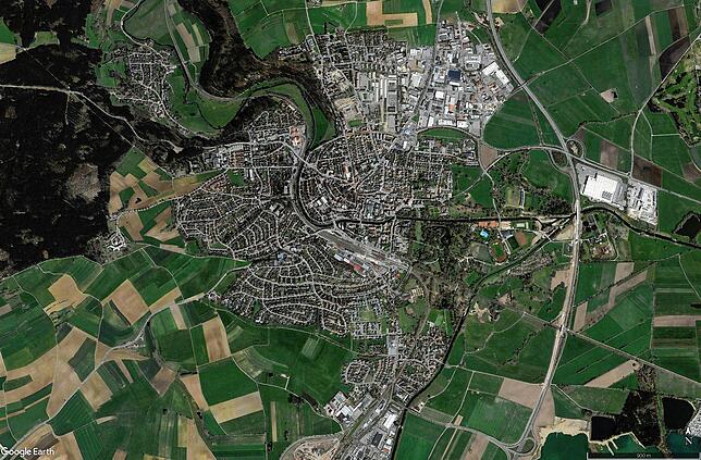 Bild 45: Baden-Württemberg: Rätsel für Region-Experten – Was verraten diese Satellitenbilder?