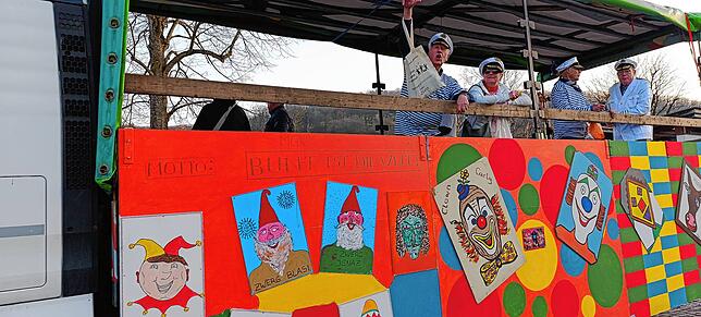 Bild 21: So schön war die gemeinsame Straßenfasnet in Oberlauchringen